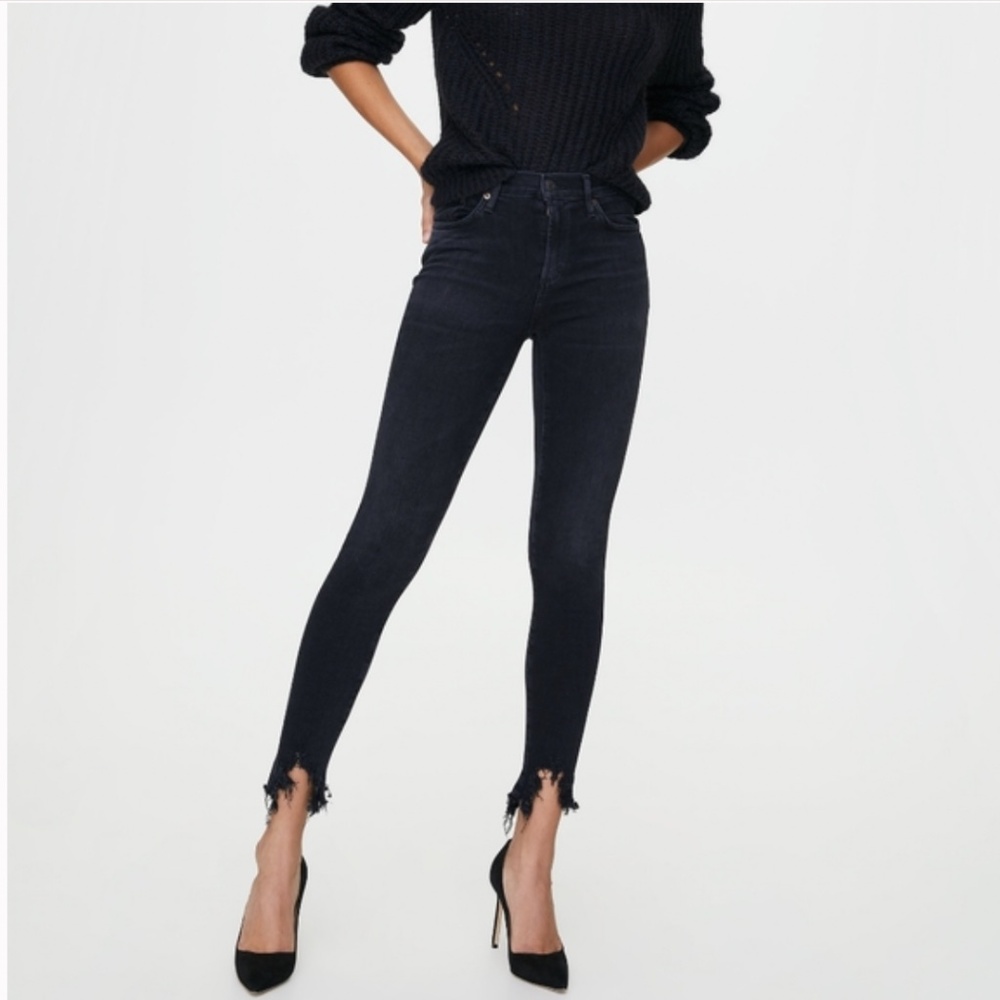 AGOLDE Jeans women’s Sophie Ankle Black Size 32